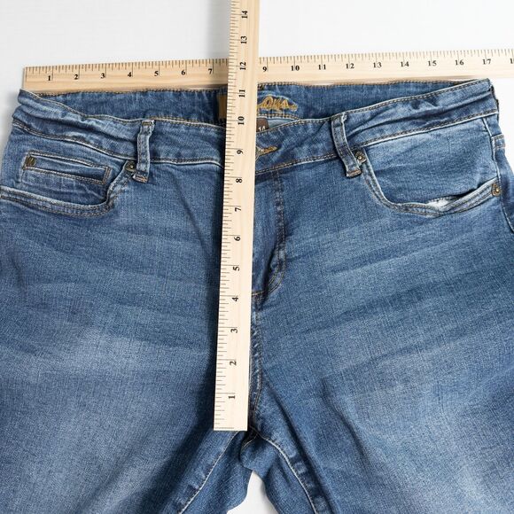 Kut From The Kloth Straight Leg Medium Wash Jeans Womens 14 ALTERED 28" Inseam - Picture 4 of 16